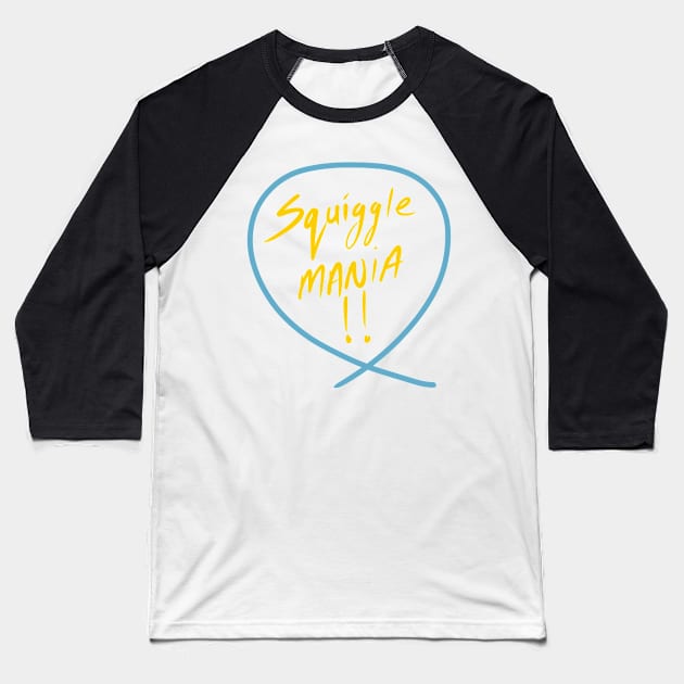 Squiggle mania (Squiggle collection 2020) Baseball T-Shirt by stephenignacio